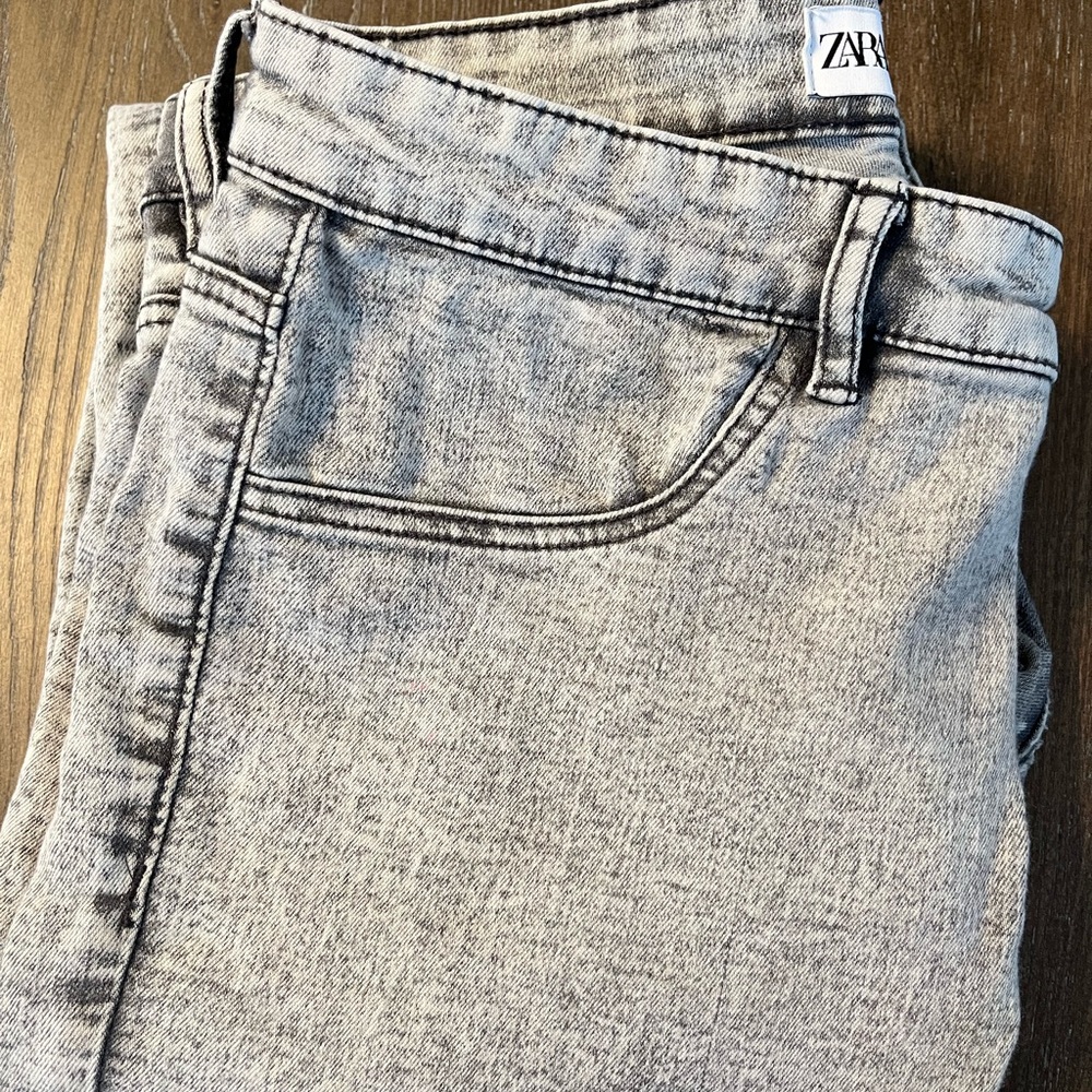 Zara Semi Skinny Denim Stretchable Soft Pants